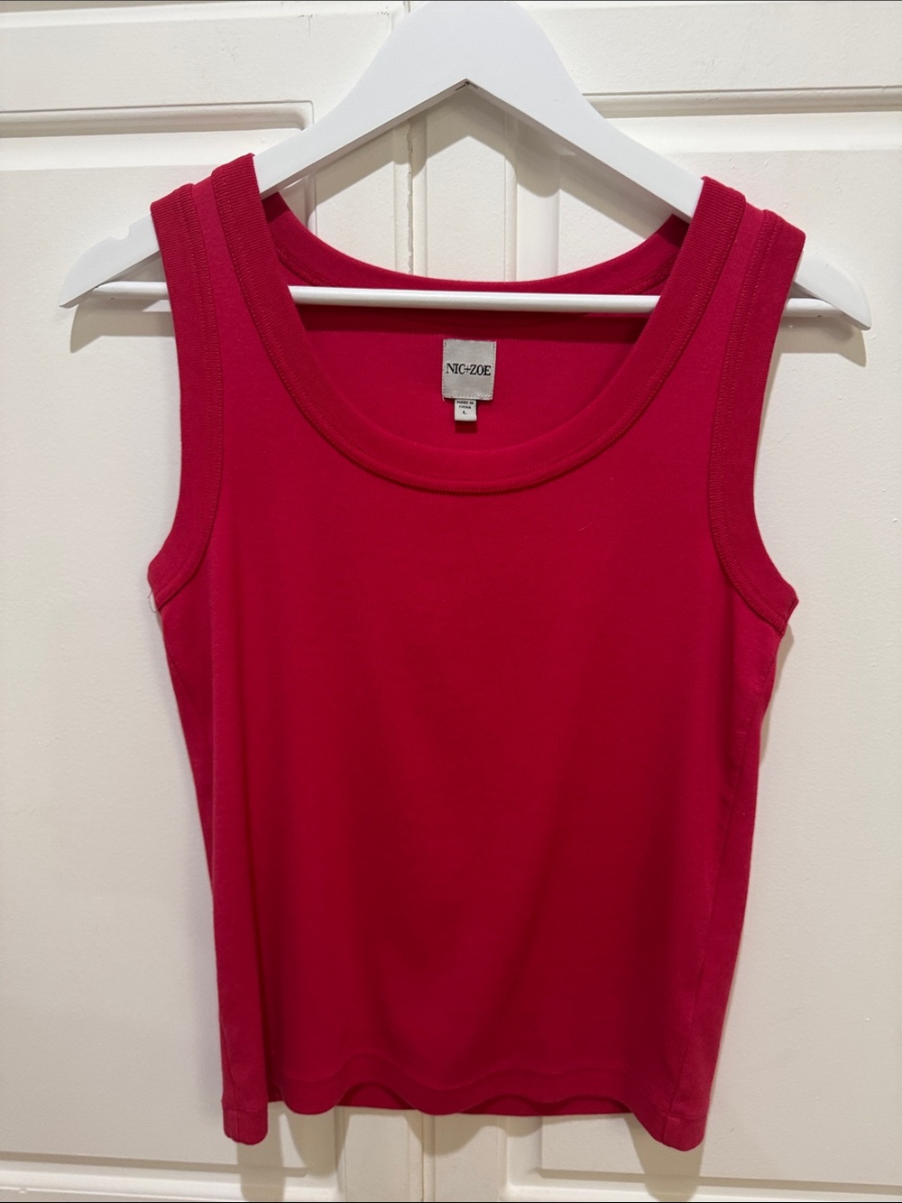 NIC+ZOE Perfect Knit Rib Scoop Neck Tank